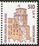 Dauerbriefmarkenserie „Sehenswürdigkeiten”: Heidelberger Schloss