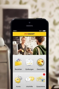 Smartphone mit DP-Paysmart-App