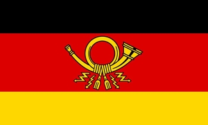 Flagge Deutsche Bundespost