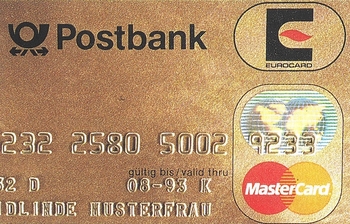 Postbank Eurocard