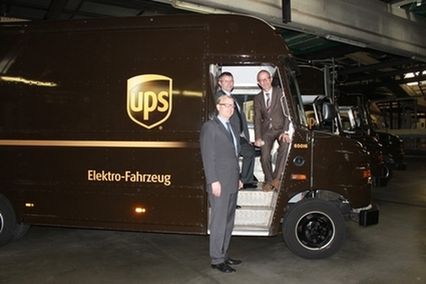 UPS stellt Elektrofahrzeug vor