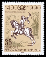 500 Jahre Post - Ausgabe Deutsche Post DDR